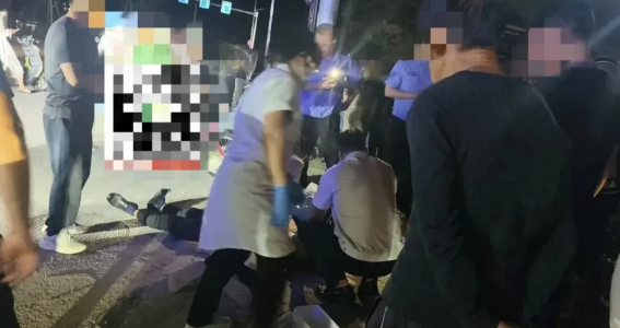 温州一男子不幸死亡5月10日晚8点多，有网友爆料，永嘉桥下镇园区大道八里段突