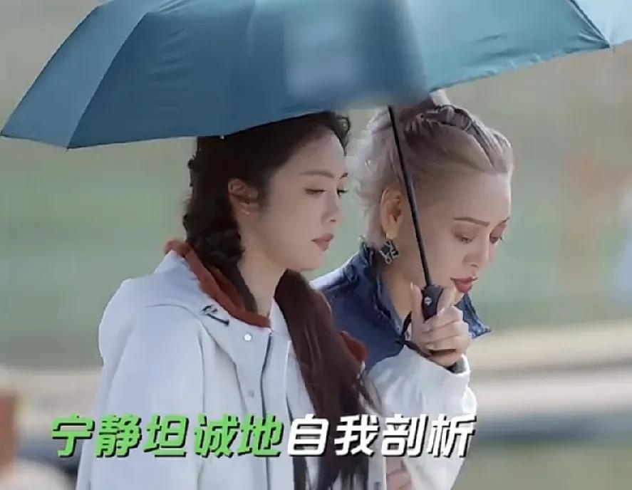 #宁静#情商不行，智商不行，才向内求，静姐的自我剖析。宁静邀请蔡文静一起散步