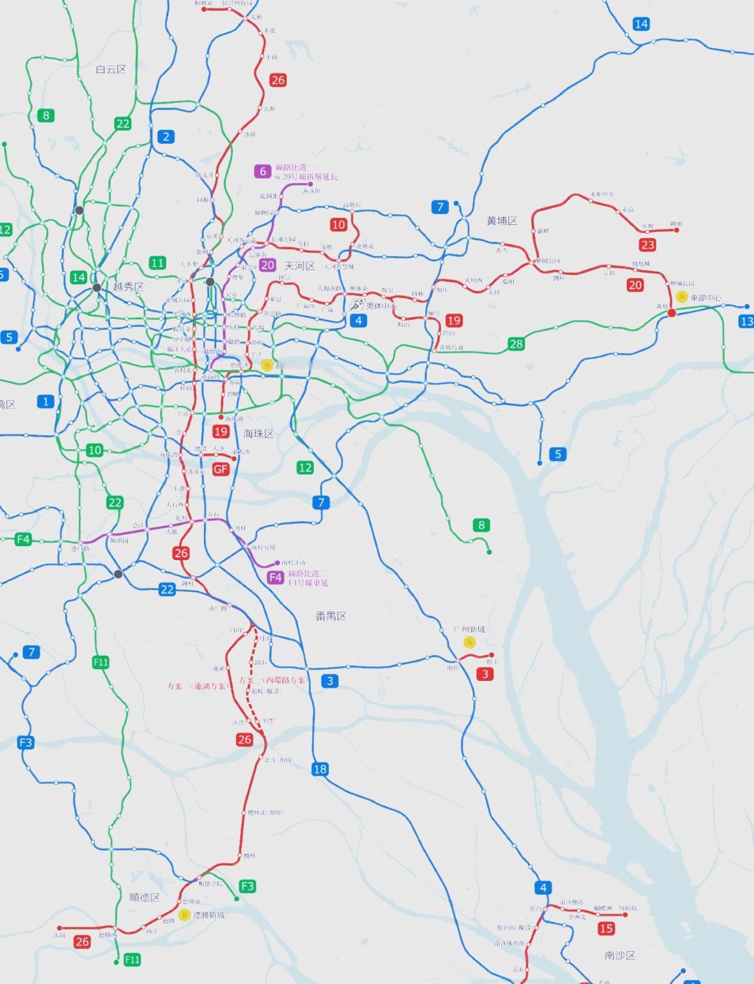 广州地铁第四期规划备受广大网友关注,但是目前官方透露的信息少之又少,导致民间讨论