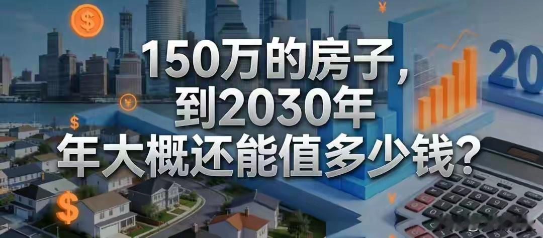 这是大家最关心的！150w的房子，到2030年究竟还能值多少？一线城市20