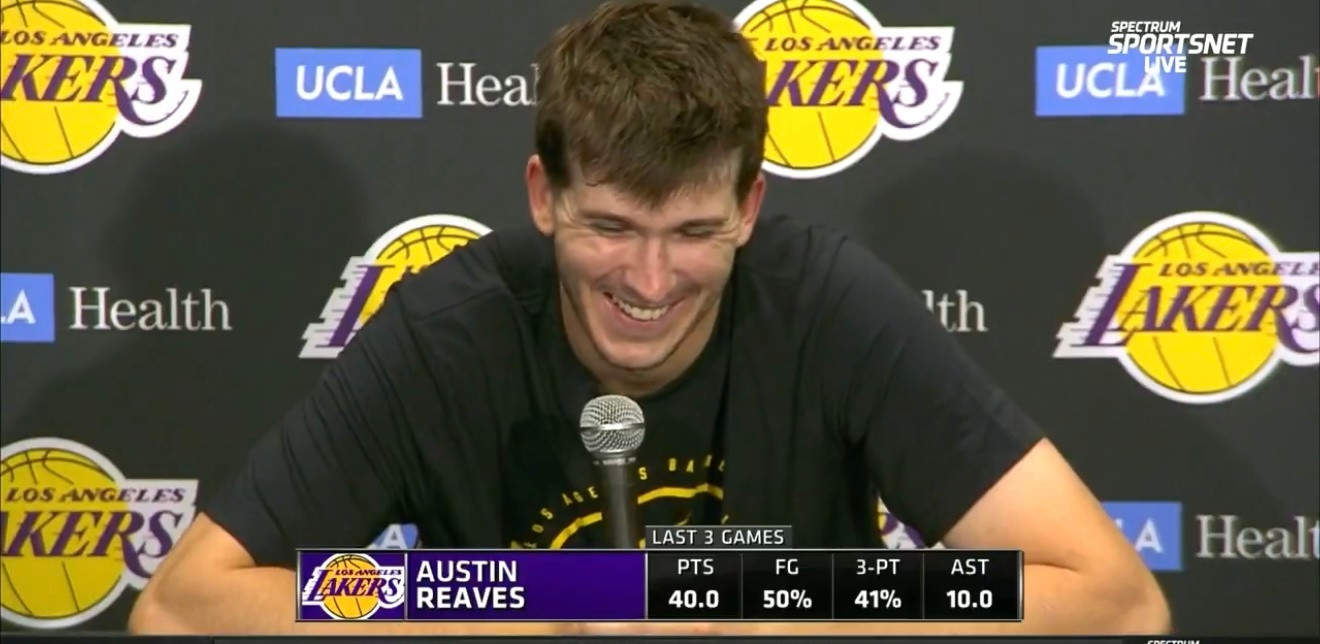 里夫斯赛后表示：“即使（勒布朗和卢卡）在场，我依然认为自己责任重大。体力消耗或许