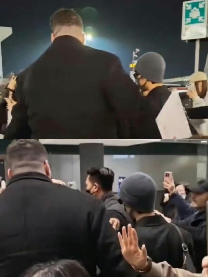 肖战保镖最萌体型差Duang大的保镖瘦小的肖战肖战保镖最萌体型差，Duang