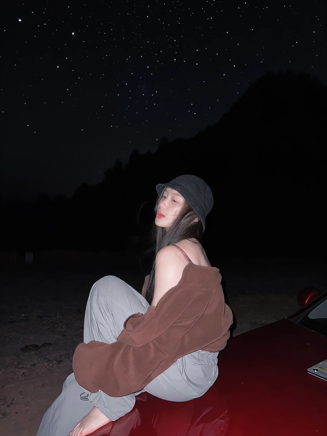 看到好多颗流星🌠和🐮