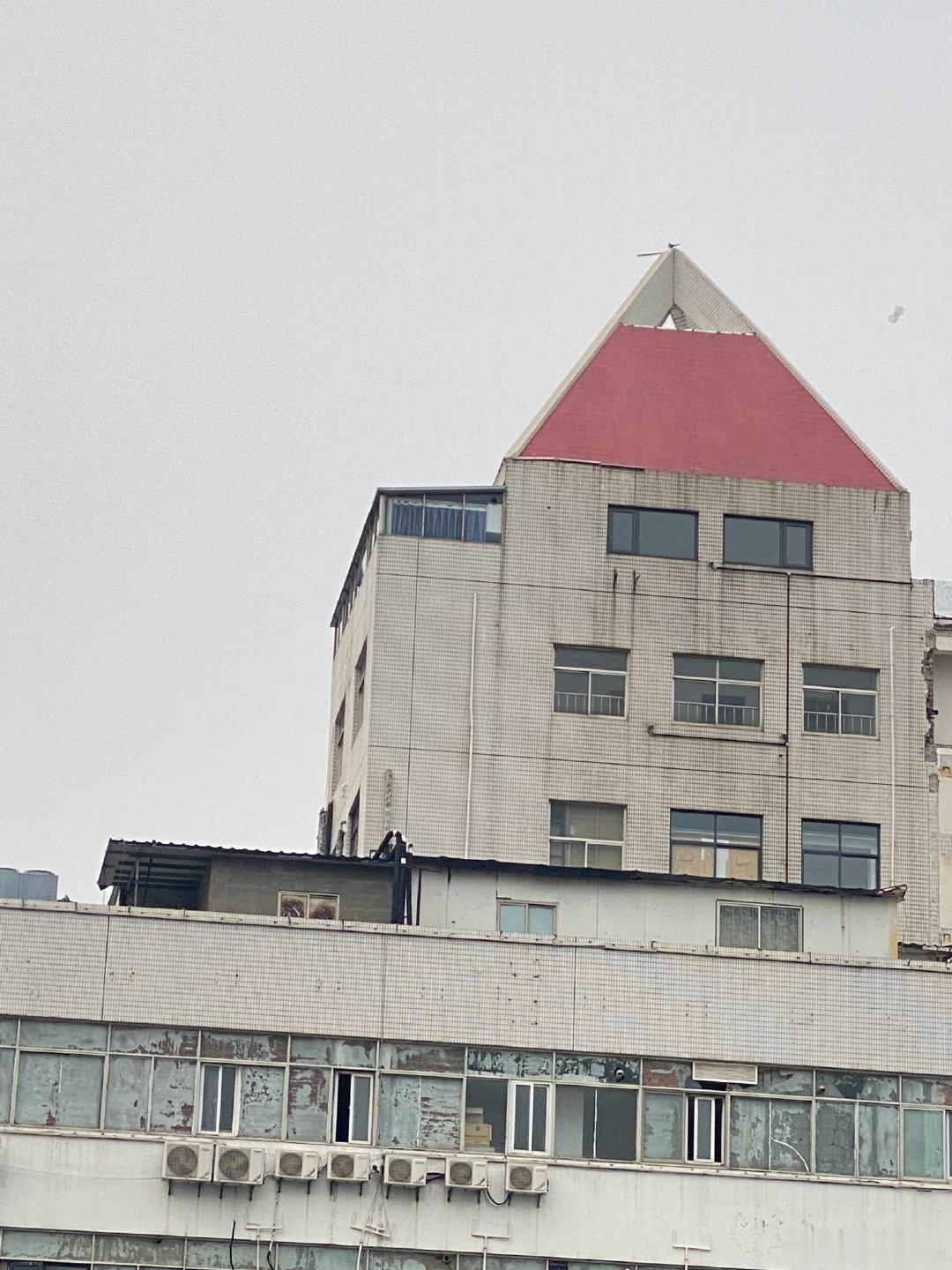 #亭湖#网友投稿：疑似盐城老城区有“违建”！网友偶然发现在建军路原京东电器楼上面有大量疑似“违建”，