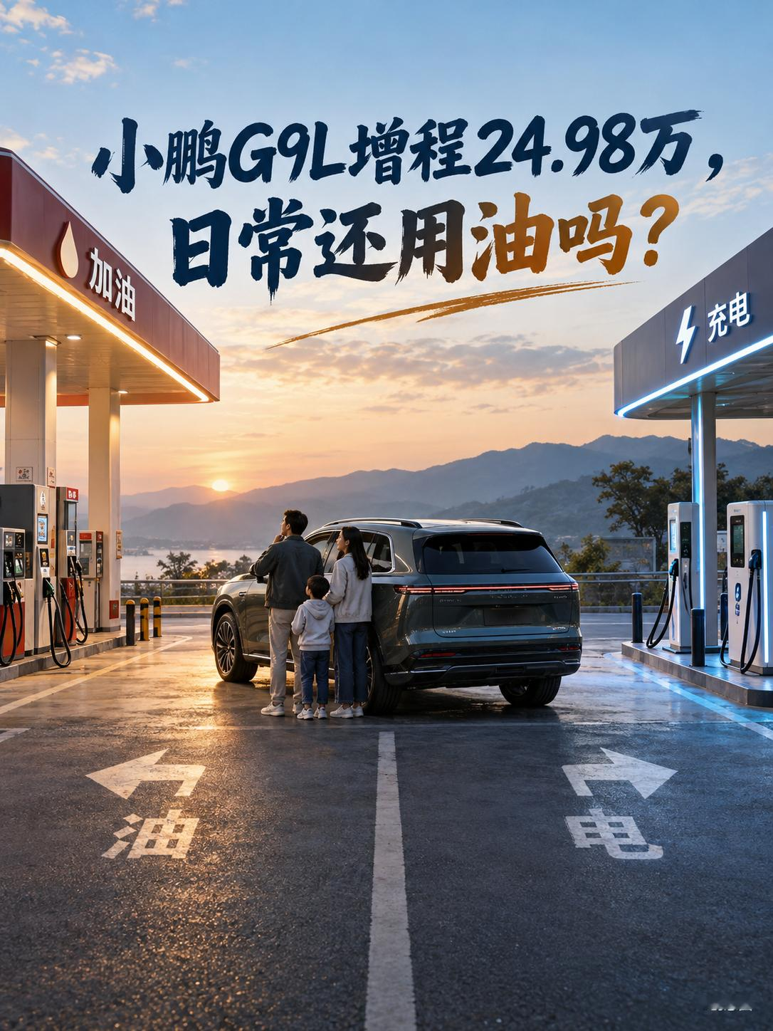 小鹏G9L增程版限时24.98万，买它的人真会经常加油吗？G9L超级增程1602四驱UltraSE限