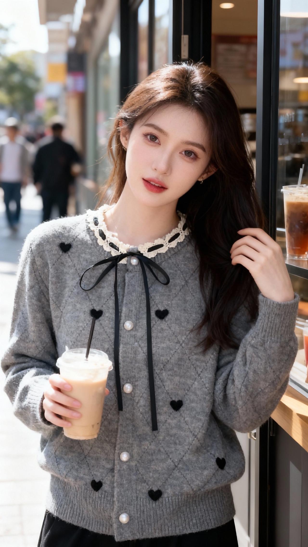 随性穿搭每日搭配分享👗时尚穿搭中式风穿搭毛衣控约会穿搭