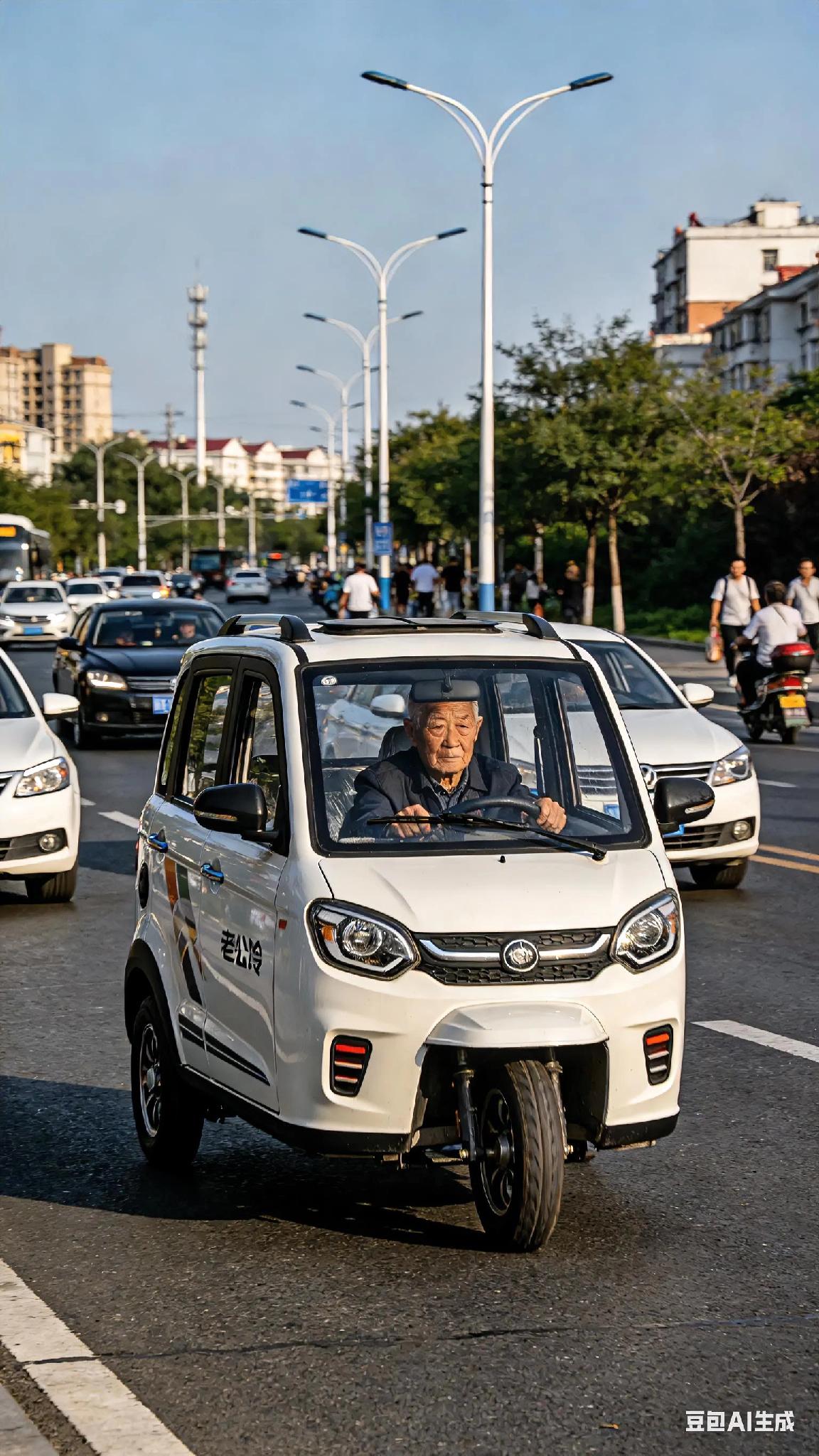建议取缔，开“老头乐”的都是老人，又没驾照，又不遵守交通规则，停车乱停乱放，整个