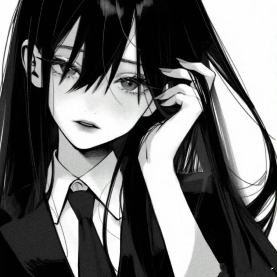 黑白动漫女生头像动漫点评团次元新星计划