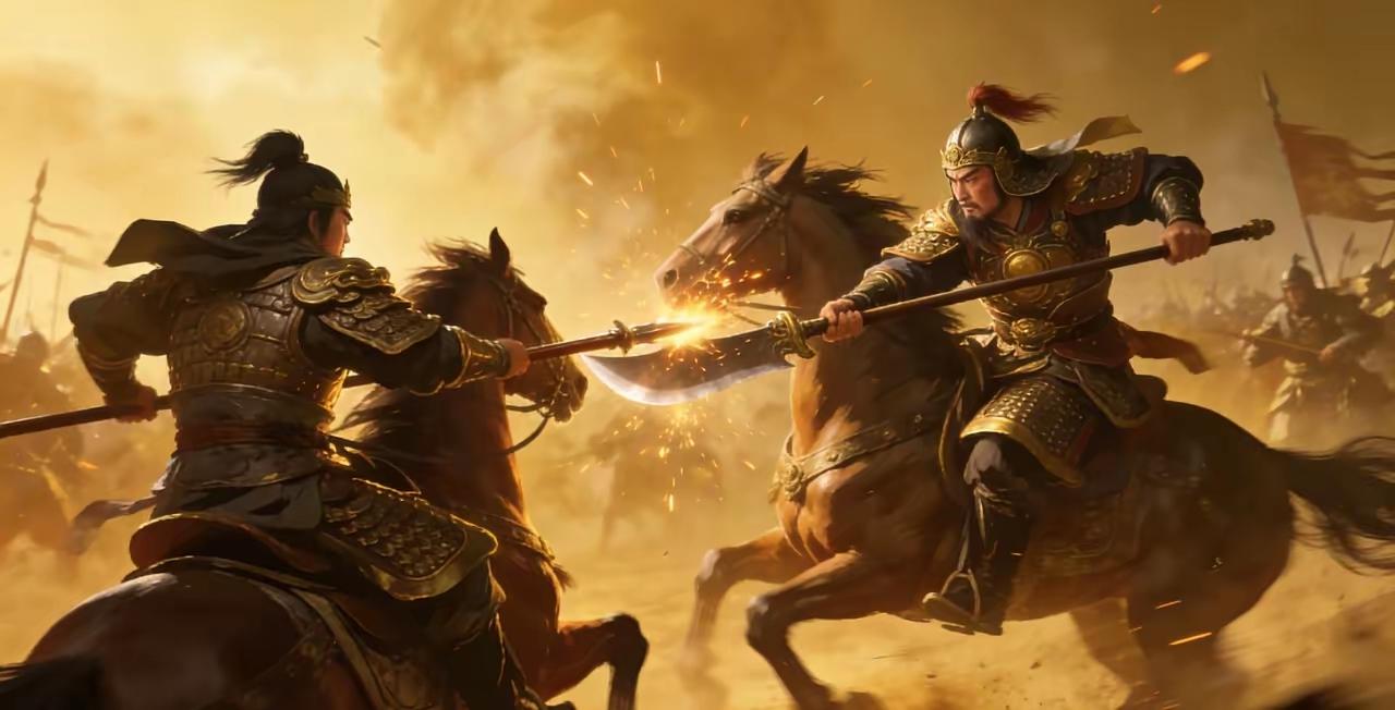 赵云病死后，诸葛亮叹气说：”子龙不在了，再也没人能压制张郃了。“魏延不服气的说：