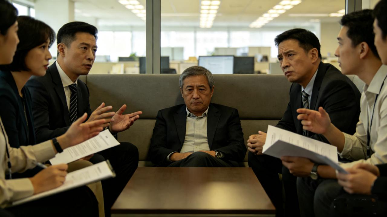 同事老周有个习惯，每次开会都坐最后一排，从不发言。昨天部门讨论新项目，大家七嘴