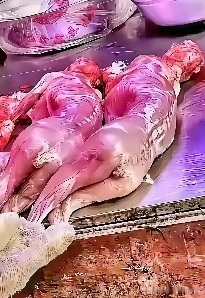 家人们瞅这张图，是不是特眼熟？猜猜这是什么动物被扒皮之后的样子？是不起感觉特残忍