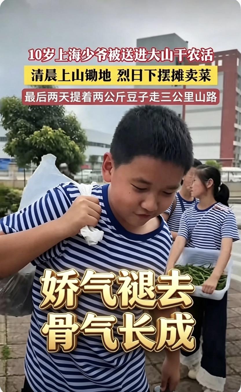 上海10岁少爷入大山：娇气褪去，骨气长成锦衣玉食养不出顶天立地的脊梁，温