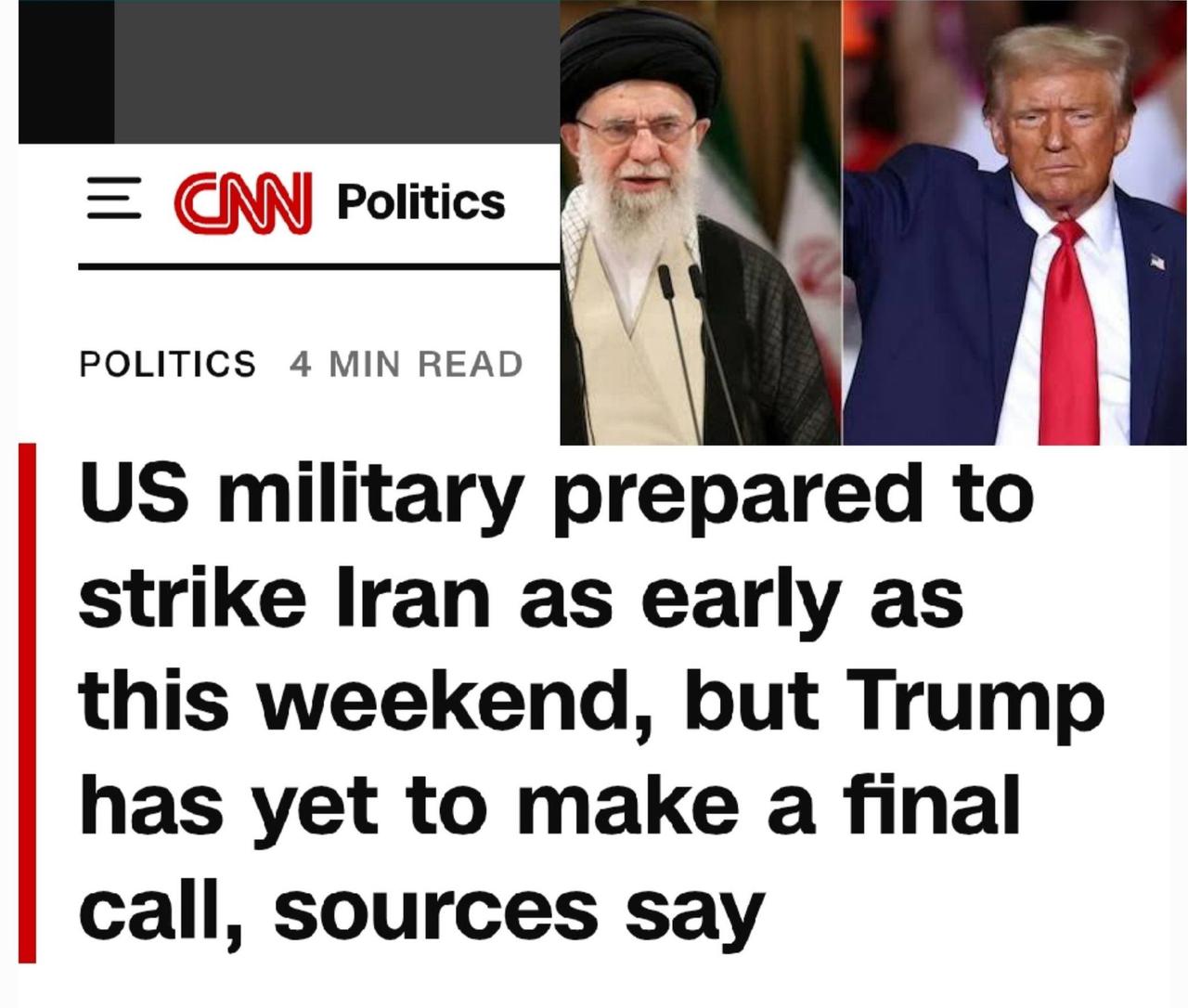 美国真要打伊朗了吗？会让伊朗政权垮台，还是让伊朗更团结？美国媒体报道，美军已