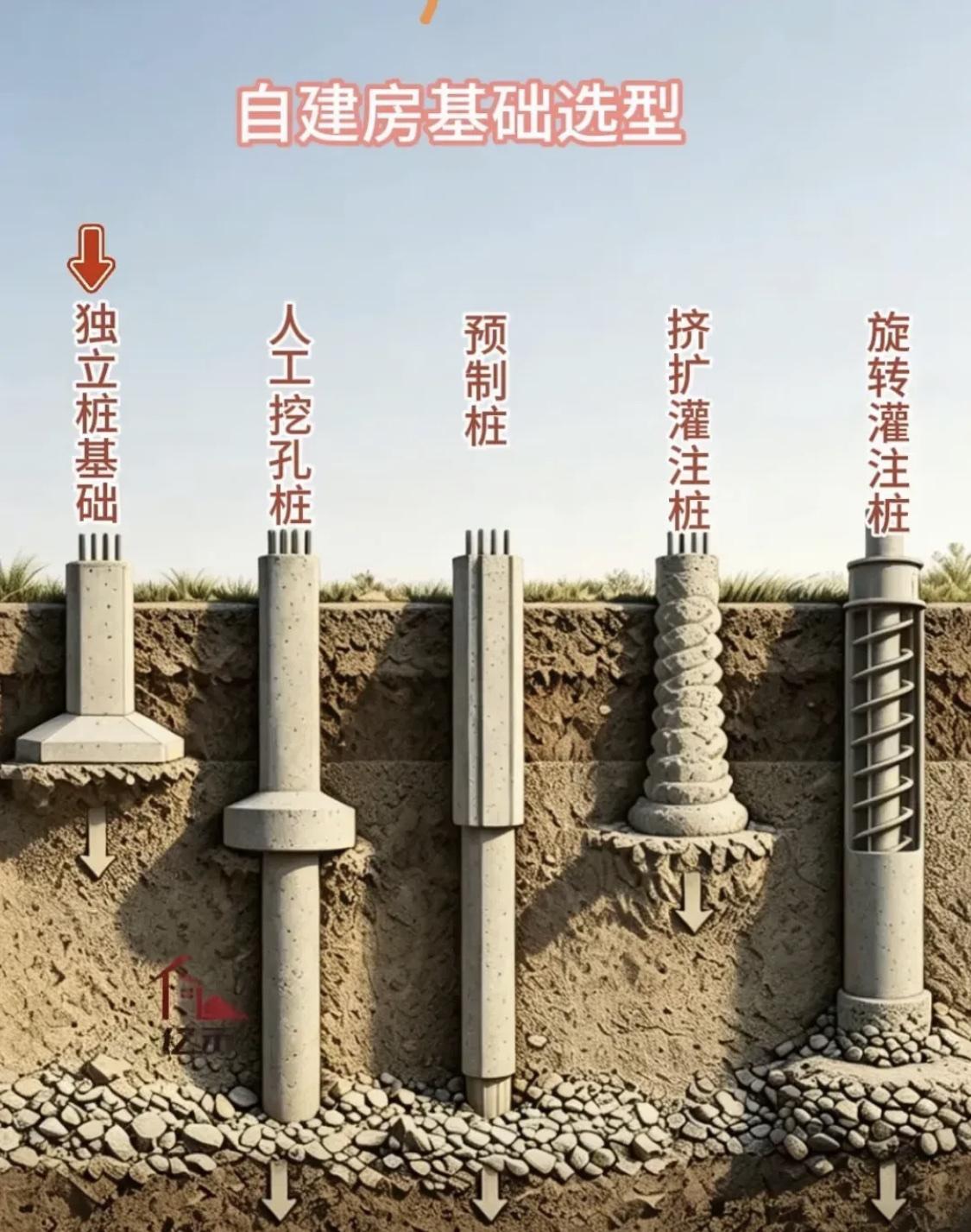 有没有懂行的？农村自建房最适合哪种地桩？