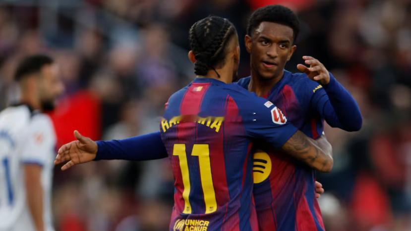 在西甲第15轮巴塞罗那5-3击败皇家贝蒂斯的比赛中，球队前锋拉菲尼亚没有获得登场