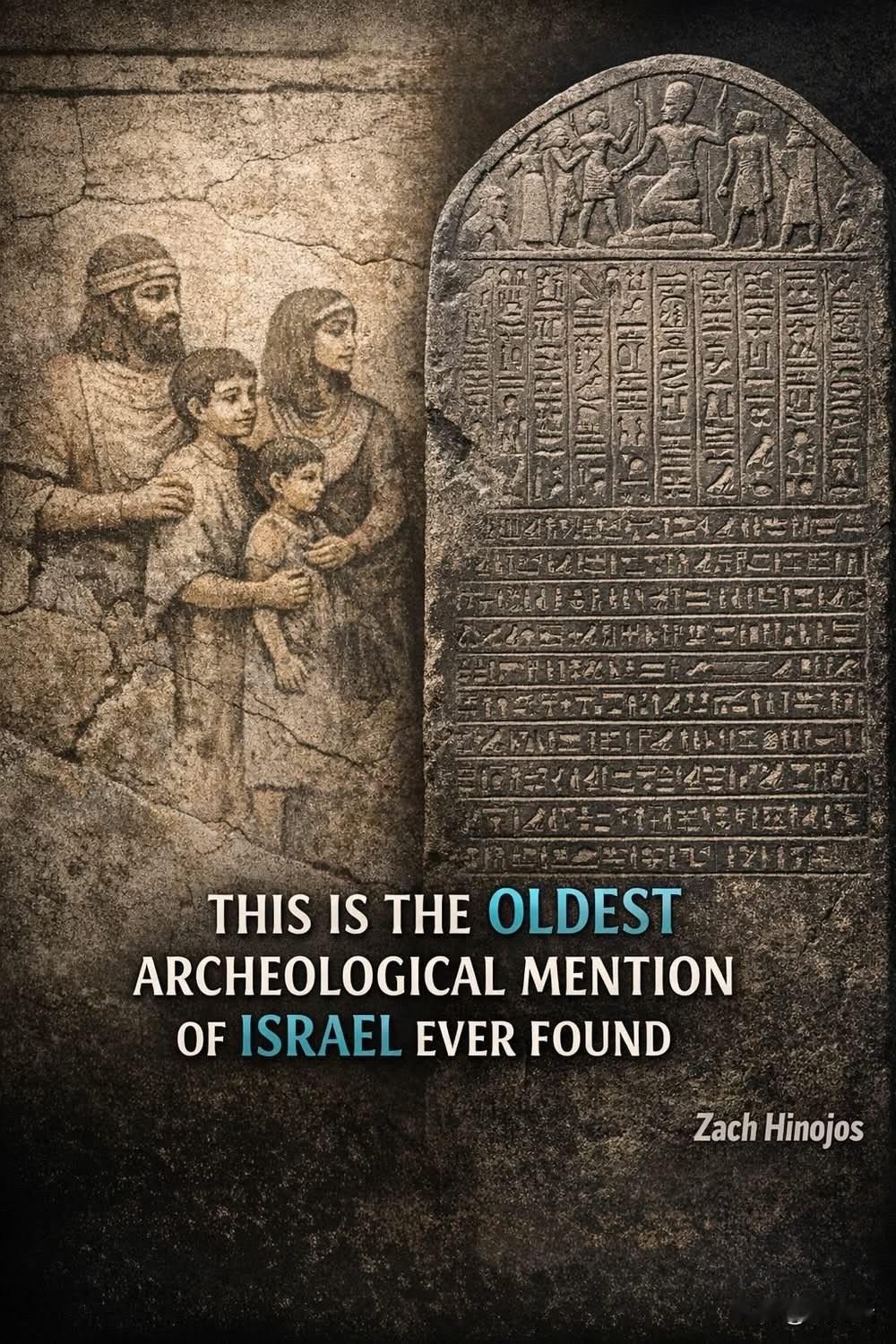 埃及的考古学家发现了圣经之外最重要的圣经佐证之一：麦伦普塔石碑。该石碑可追溯至公