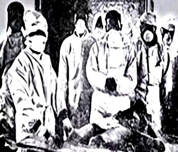 1945年，空袭日本本土的十几名美军飞行员被日军抓获，日酋横山勇下令处死其中的8