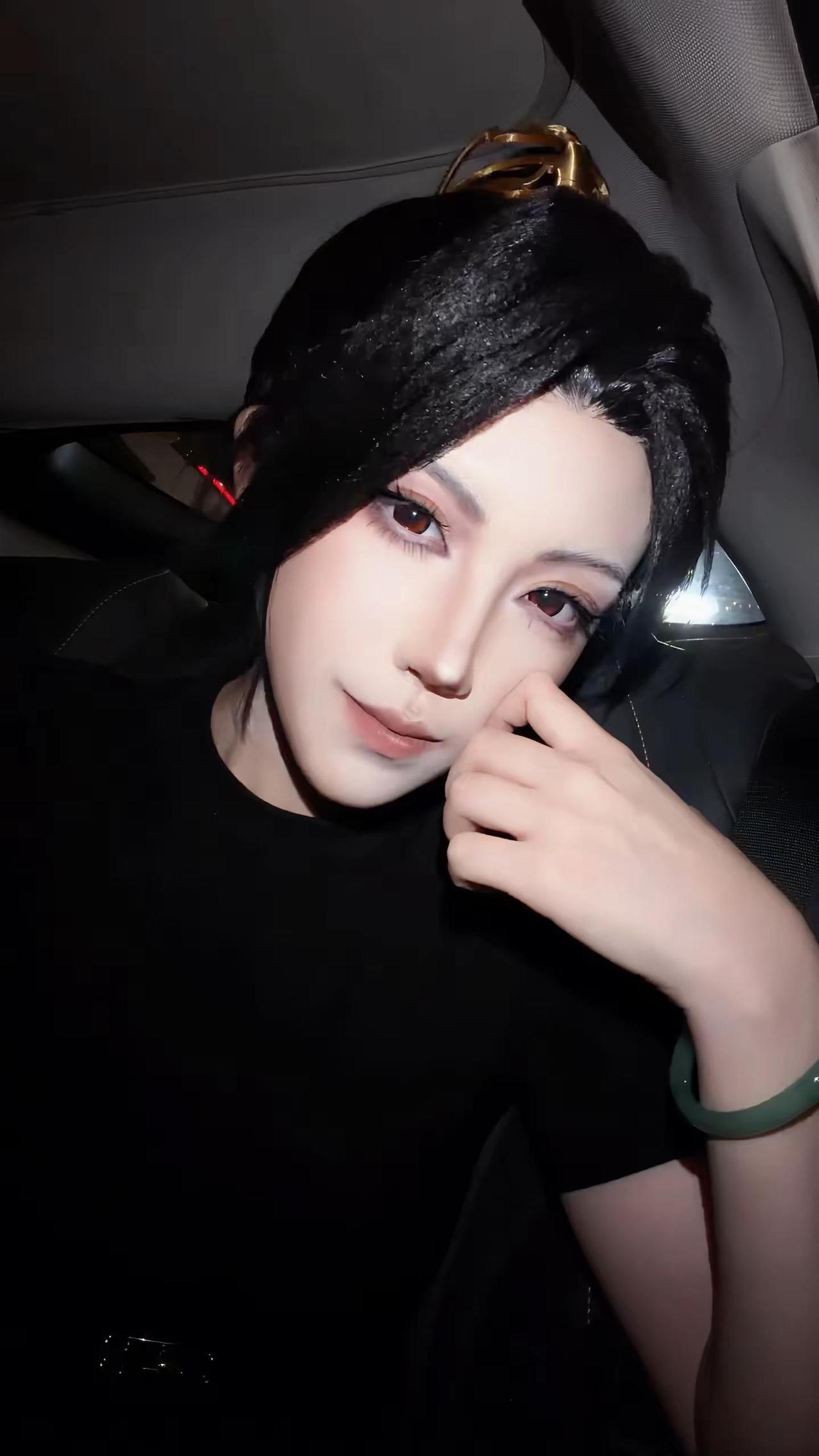 右滑帮奶妈带假发试妆花絮无畏契约贤者试妆