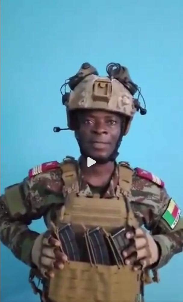 12月7日发动贝宁未遂军事政变的领导人蒂格里似乎尚未被抓住，他再次发布视频（图1