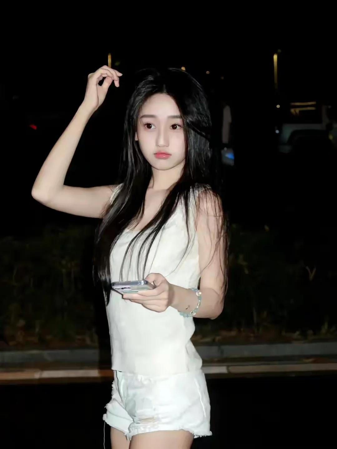 少女摄影|NO.0196期清纯可爱少女夜景随拍