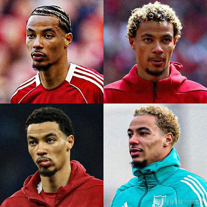 埃基蒂克在利物浦的四个发型