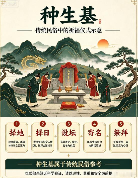 种生基玄灵道人居家风水阳宅风水生基为活人之福冢(寿坟)。晋郭璞所着葬