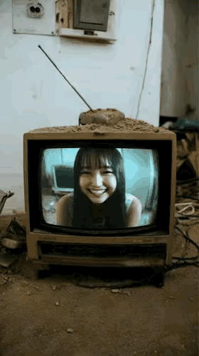 这电视机质量真好，贞子愣是没能出来！