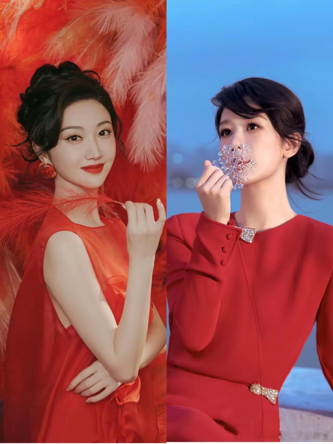 景甜vs杨紫，实话实说你更喜欢哪一个？​景甜属于天生的富贵长相，长得很大气亮眼，第一眼看着就很美，​