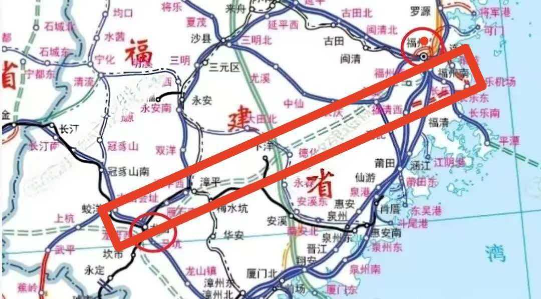 直线两百公里的漫长等待：福龙高铁十五年困局与破局在福建高铁版图中，福州至龙