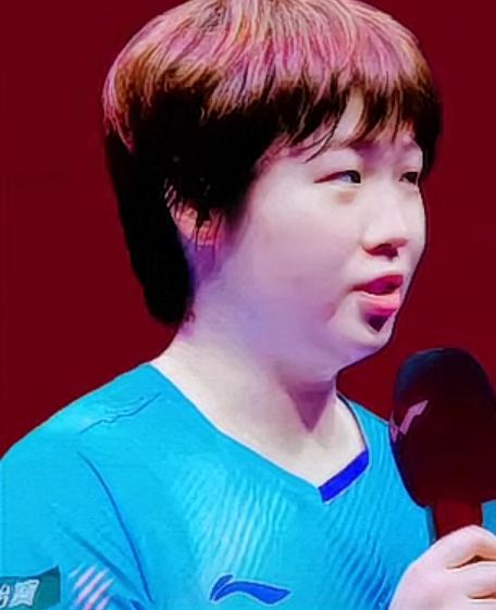 太逗了!蒯曼狠狠地夸了自己一回记者：恭喜蒯曼晋级8强面对冲击你是如何顶住