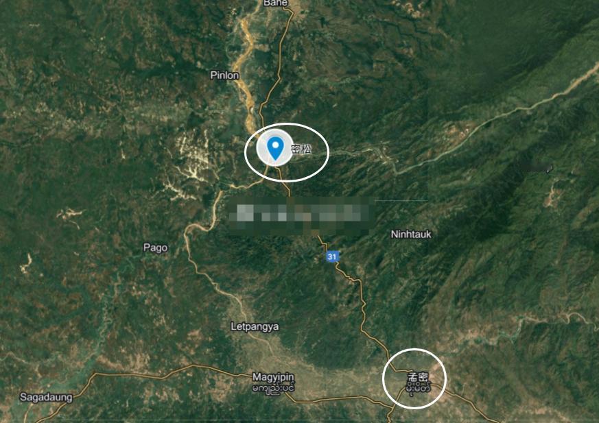 缅甸北部的空袭猛烈！12日6日上午9点，孟密镇和马本镇之间，缅军两架飞机对瑞