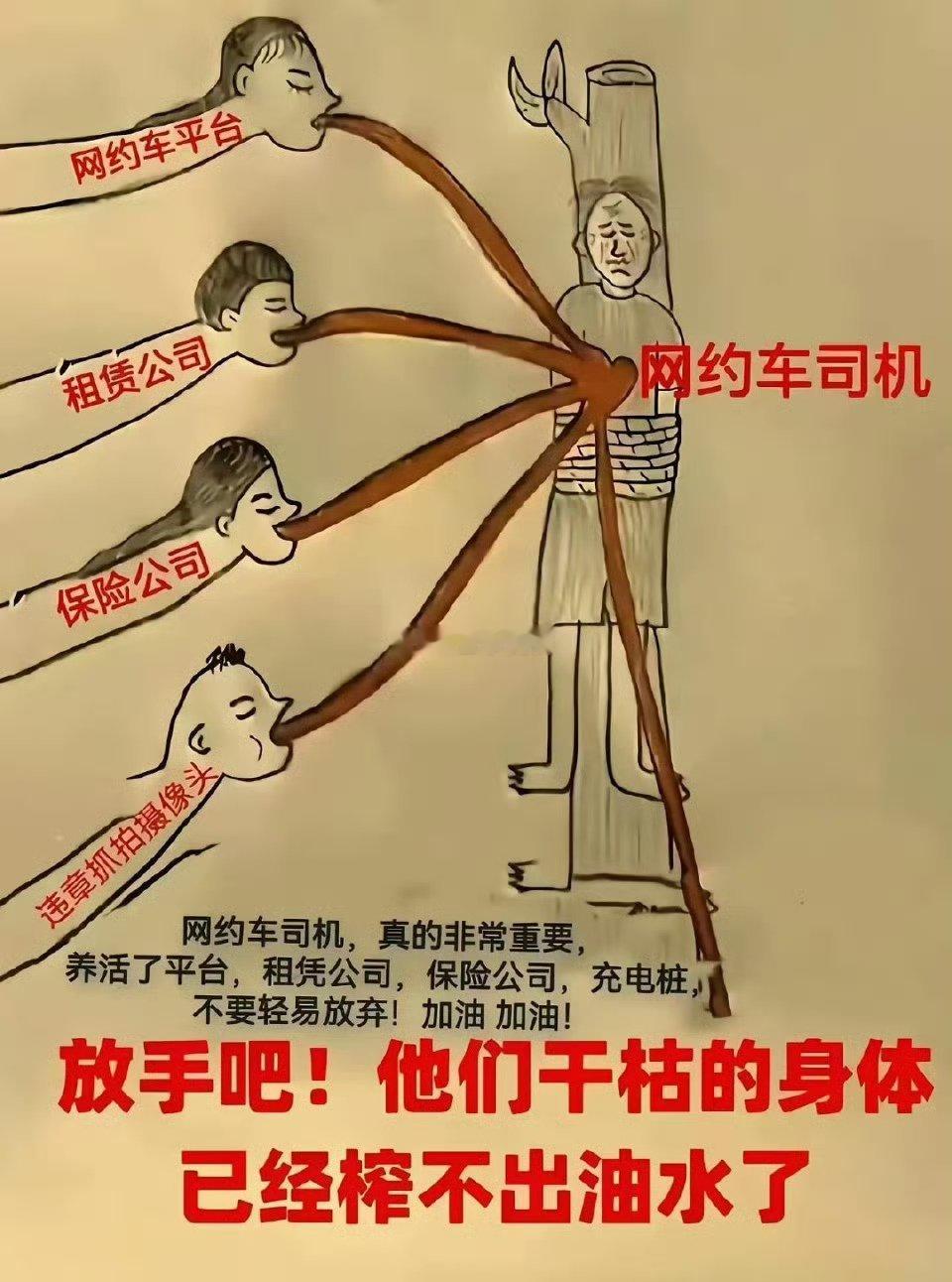 网约车司机，真的非常重要，养活了平台，租凭公司，保险公司，充电桩