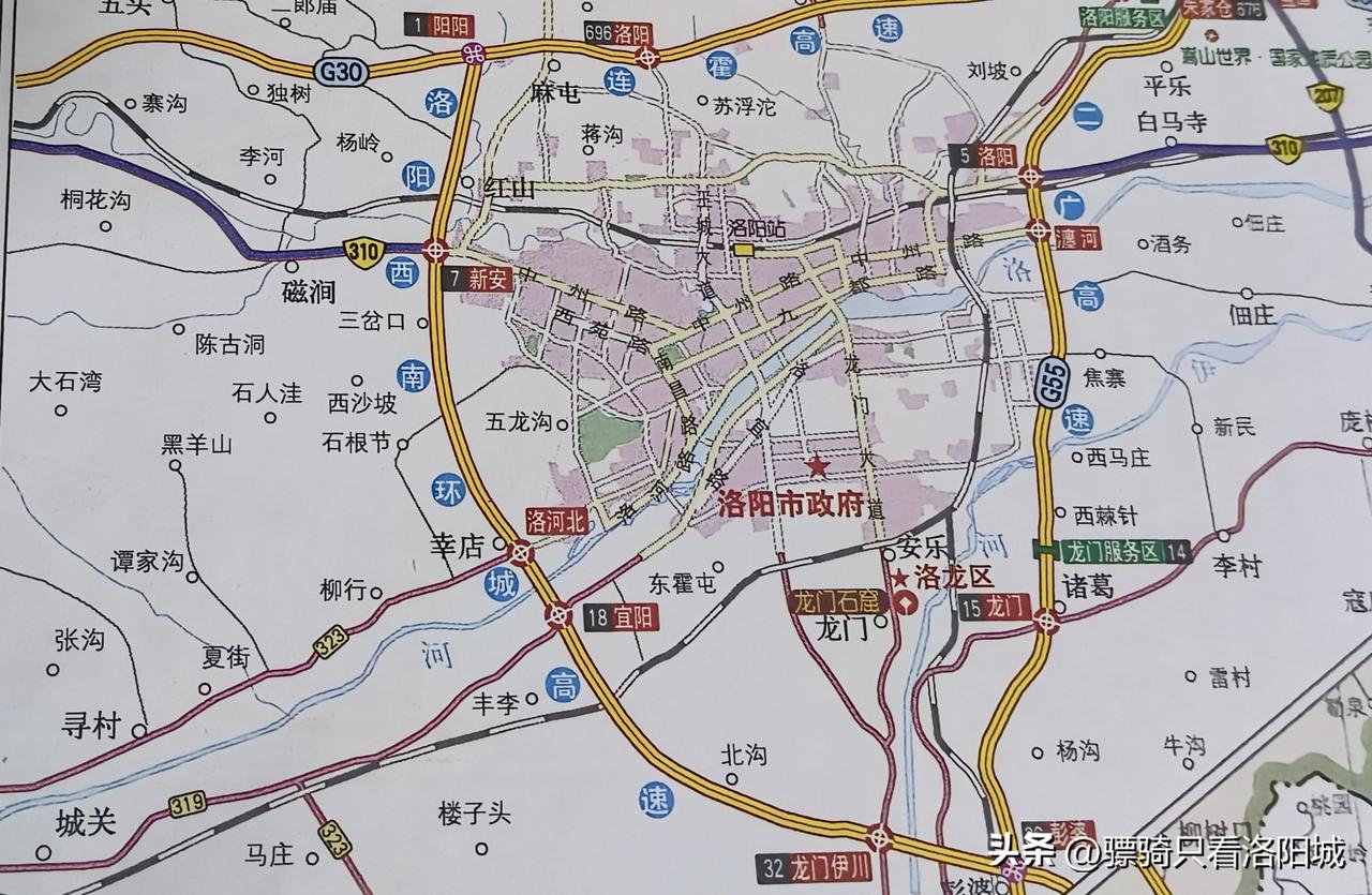 洛阳地铁一号线、二号线当初的设计:东不到白马寺，南不到关林庙、龙门石窟，北不到飞