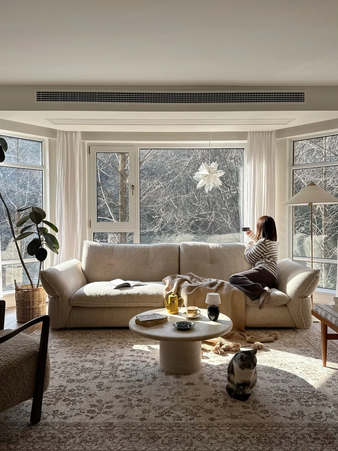 山脚下的家丨新买的沙发🛋似那冬日暖阳