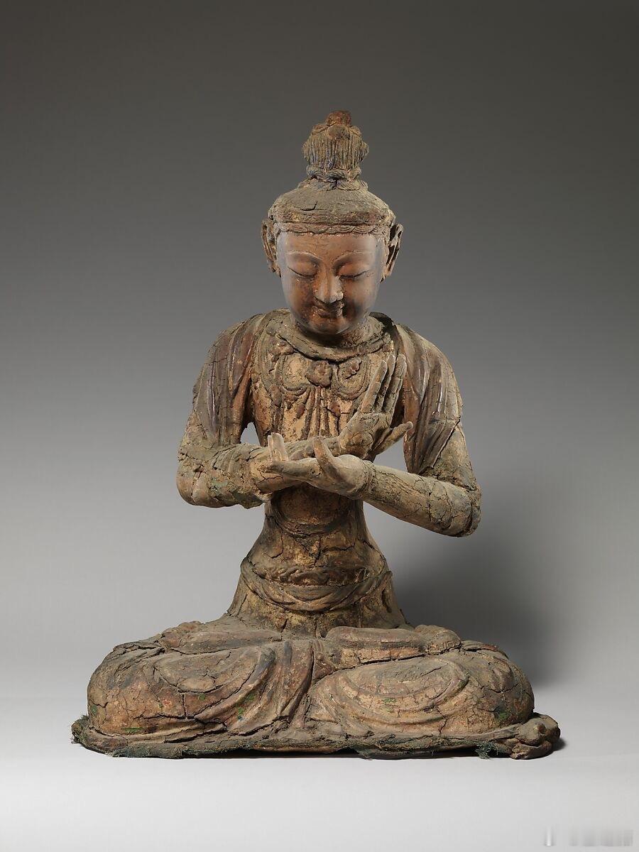 坐姿菩萨，明​​​