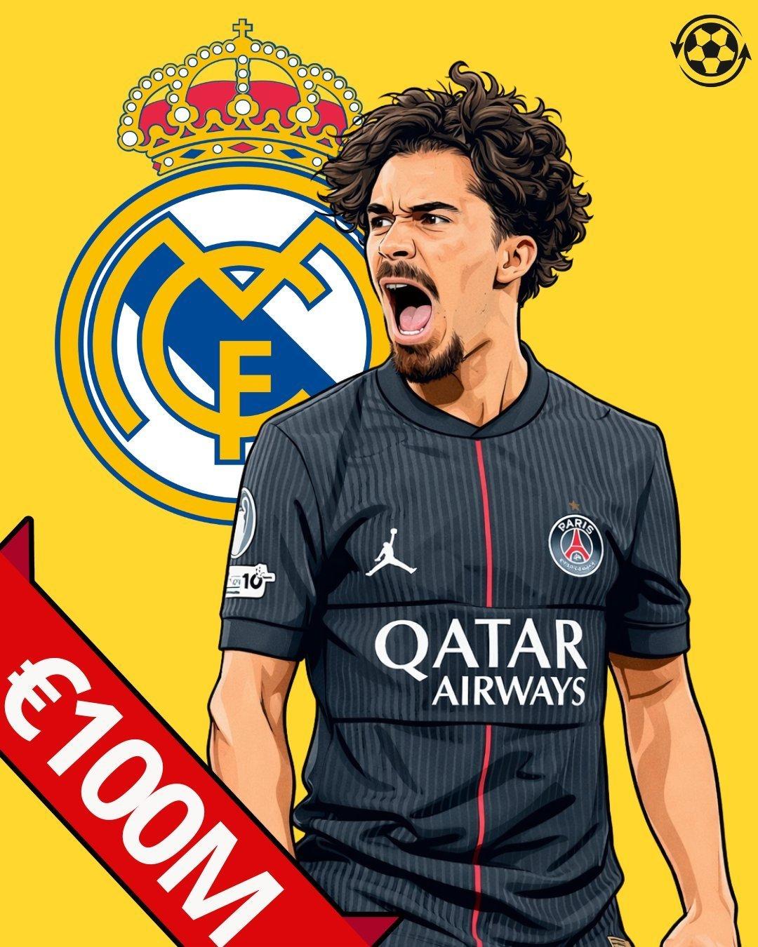 欧洲转会新闻！★豪门恩怨！维蒂尼亚的经纪人门德斯已要求巴黎，就一笔一个亿起步