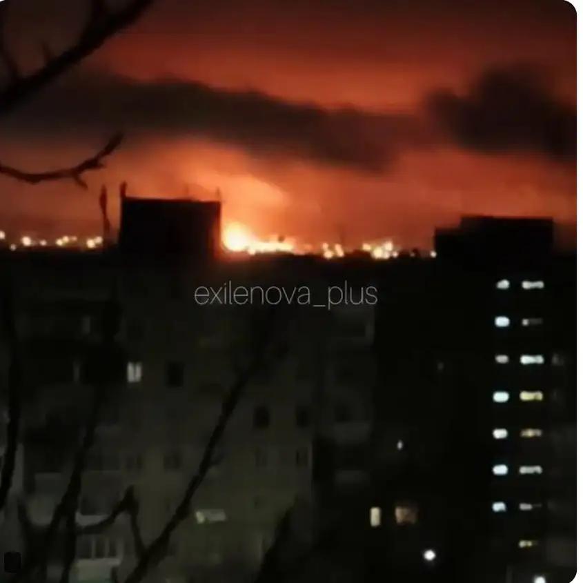 又被点着了。大火已经完全失控了。在11日晚间，乌克兰继