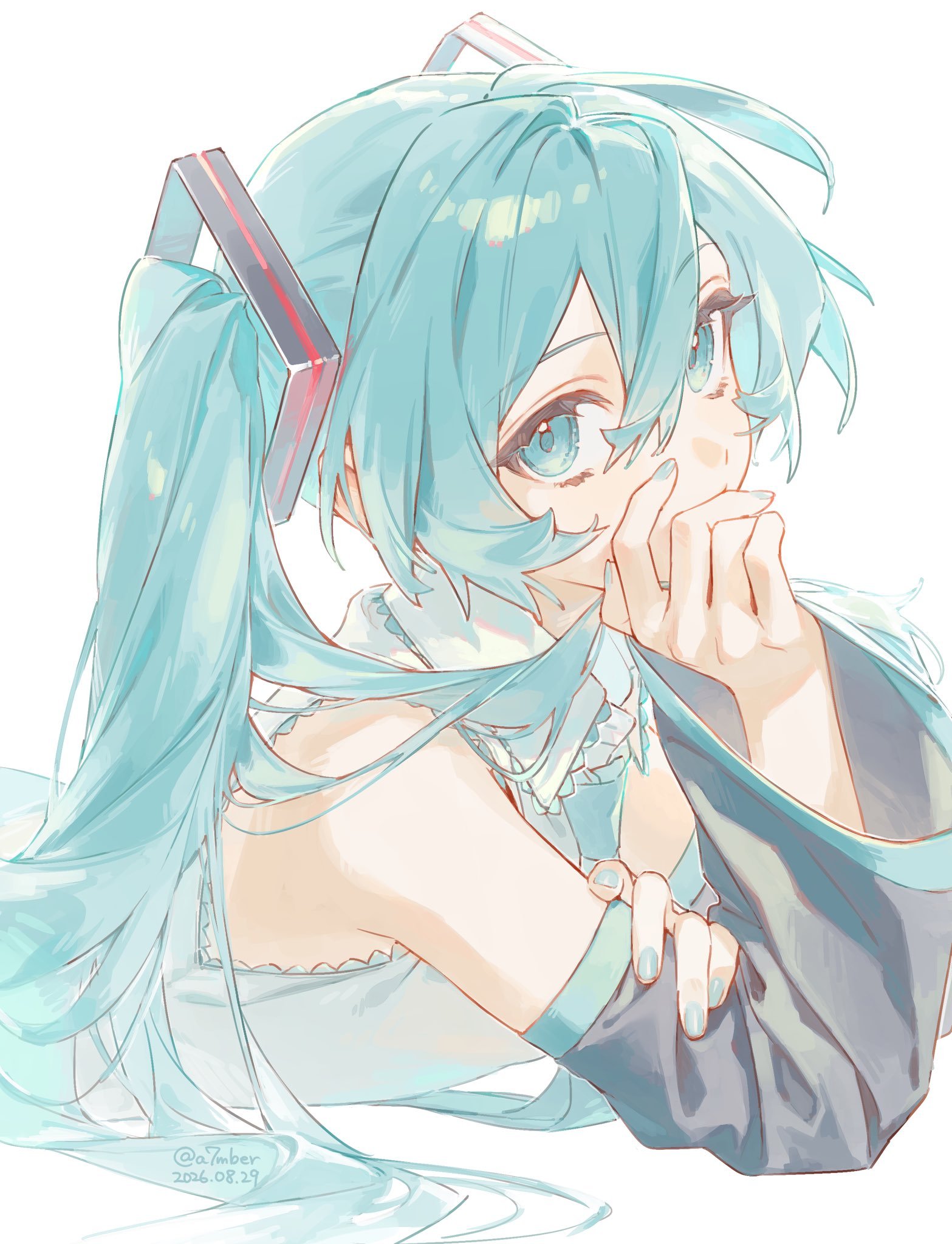 初音未来19周年动漫仲夏狂欢季就这个初音未来简直美到极致.🤩绘：urara