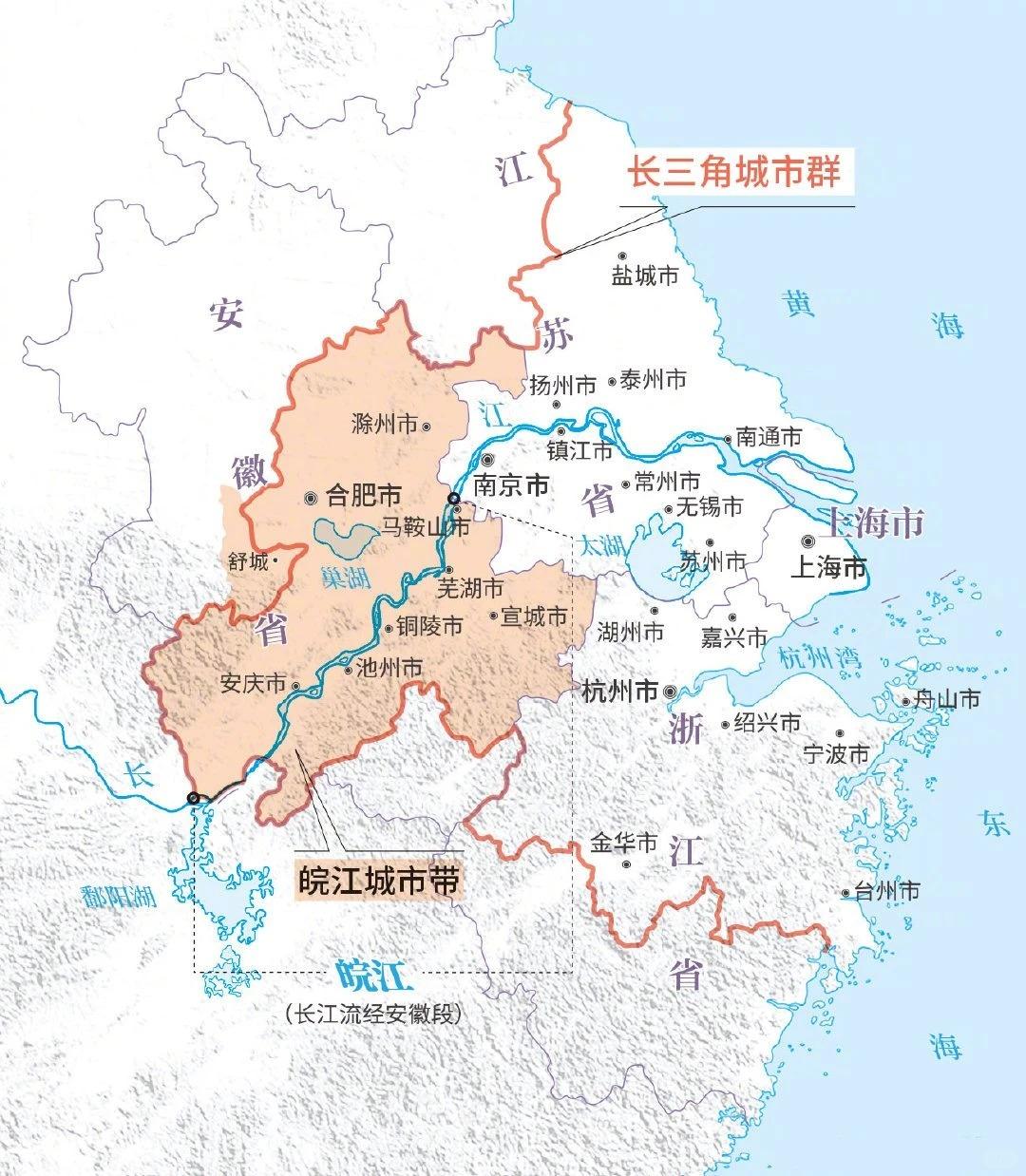 一个合肥是不足以支撑起安徽崛起，就连福建都有福厦泉三个中心城市，安徽是全国所有