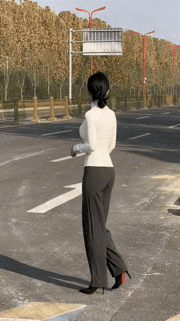 我就从姐姐身上看到了两个字。“傻的吗？”