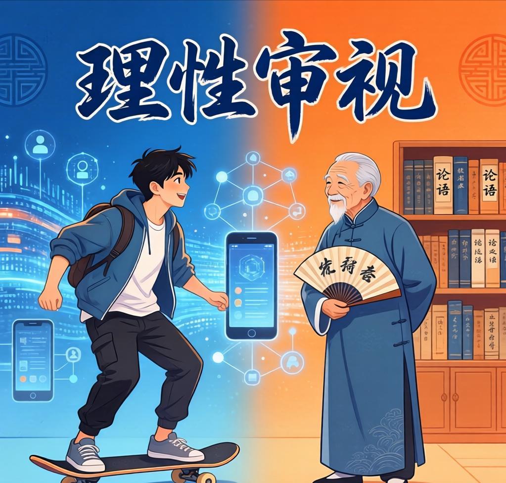 “爹味”指居高临下、好为人师的言行风格。年轻人对此的反感，是西方文化冲击、传统文