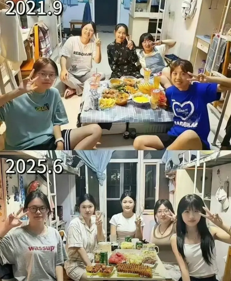 大学4年谁的变化最大？