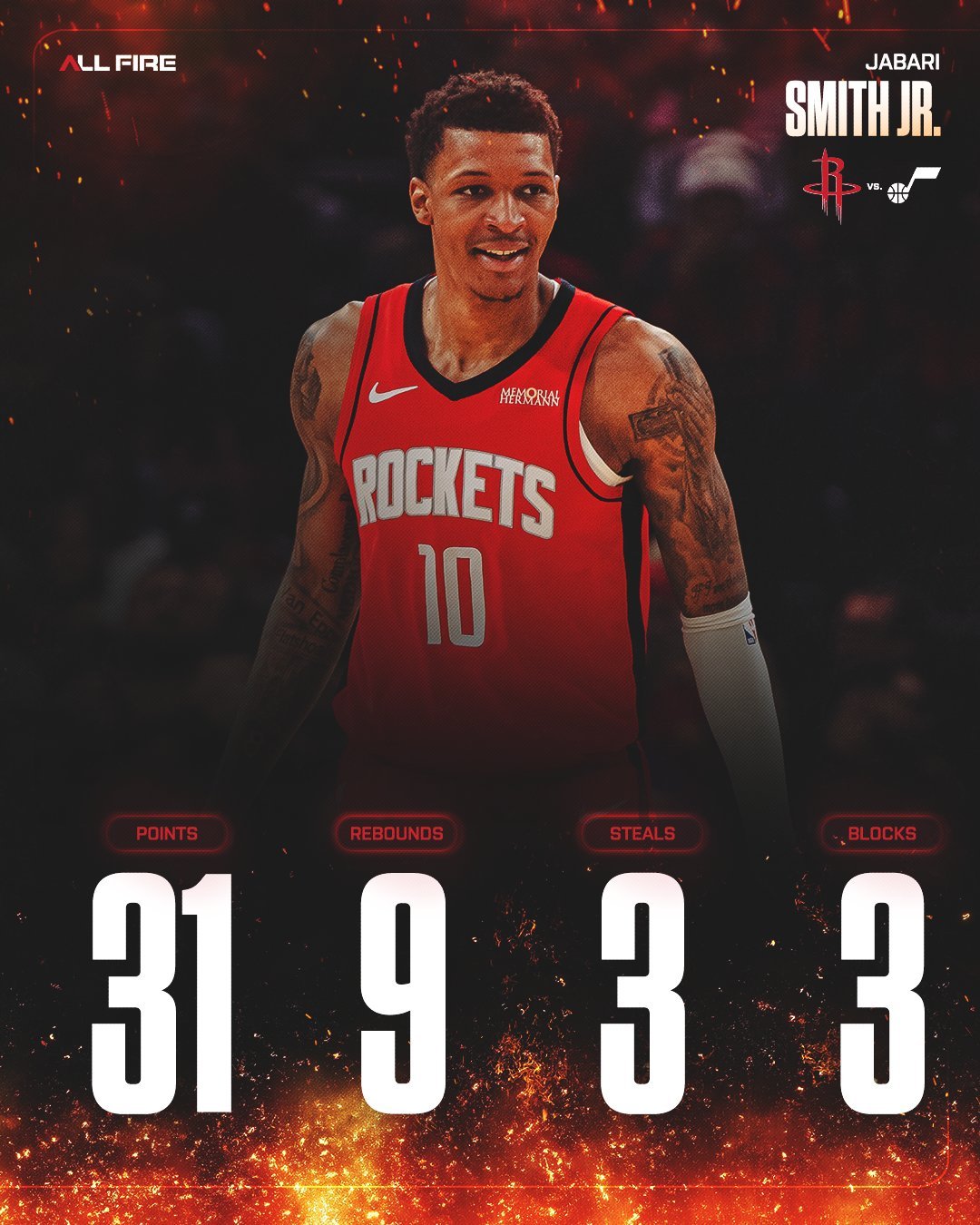 杜兰特赛后采访谈小贾：“我觉得在过去的一个月里，他逐渐找到了自己的节奏，更加理解