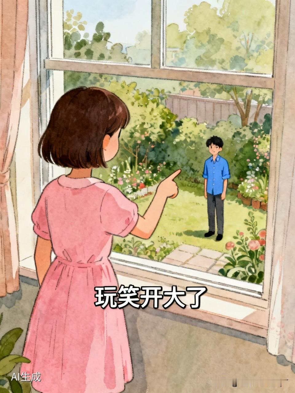 一天，有个女子气冲冲地跑回家，质问老公：“我闺蜜发了条朋友圈，你是不是在下面评论