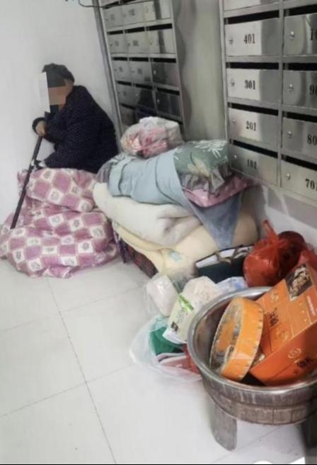 94岁奶奶被5个子女丢楼道打地铺：生养一场的寒，比冬夜更刺骨12月1日，江