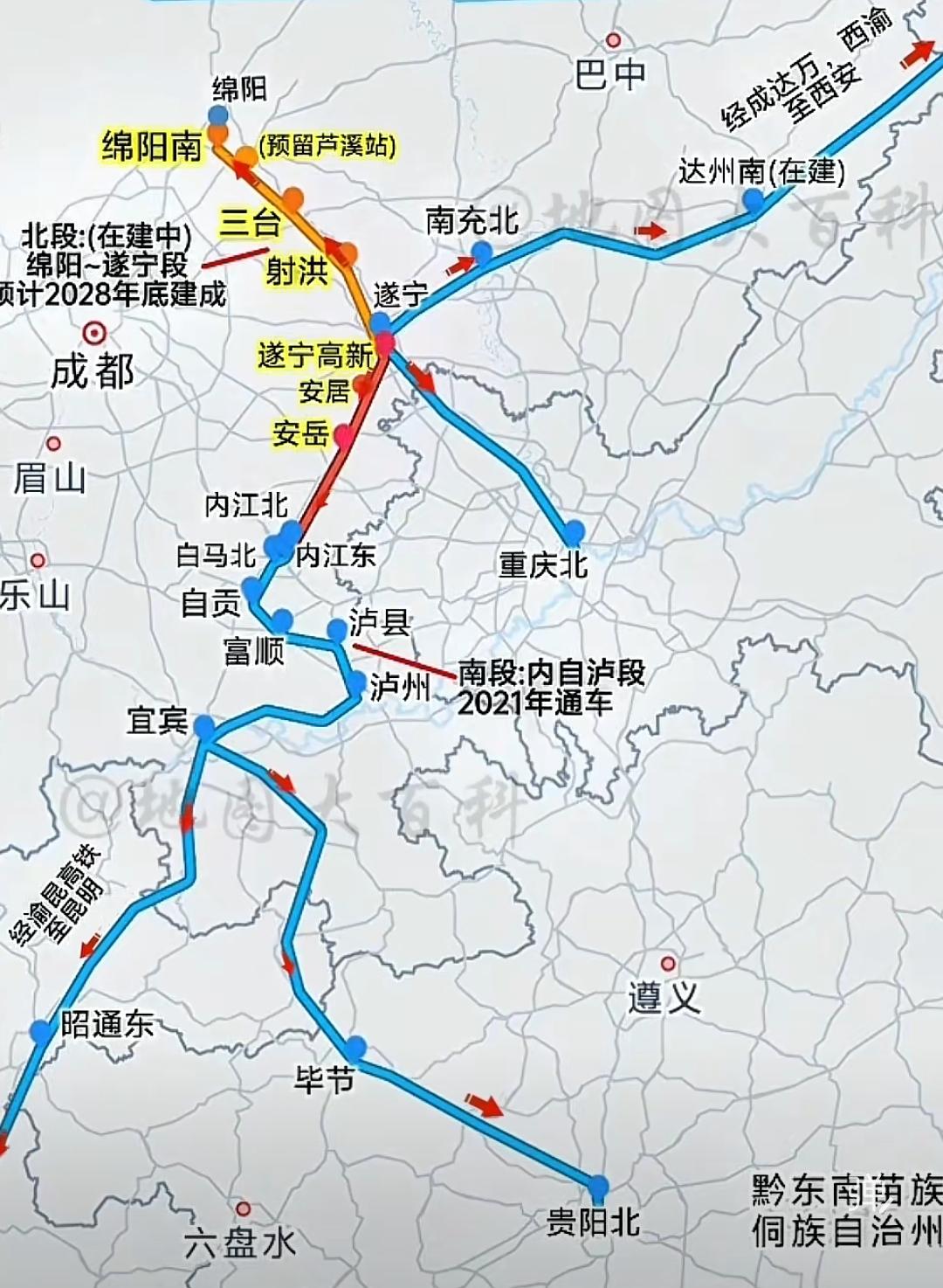 绵遂资内铁路迎新突破，遂宁至内江段开工建设。从可研批复到开工仅7个月，省级审批提