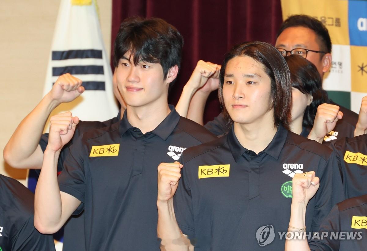 “22枚奖牌”，超越杭州望向东京……韩国游泳的新挑战“我在杭州拿下6枚奖牌。
