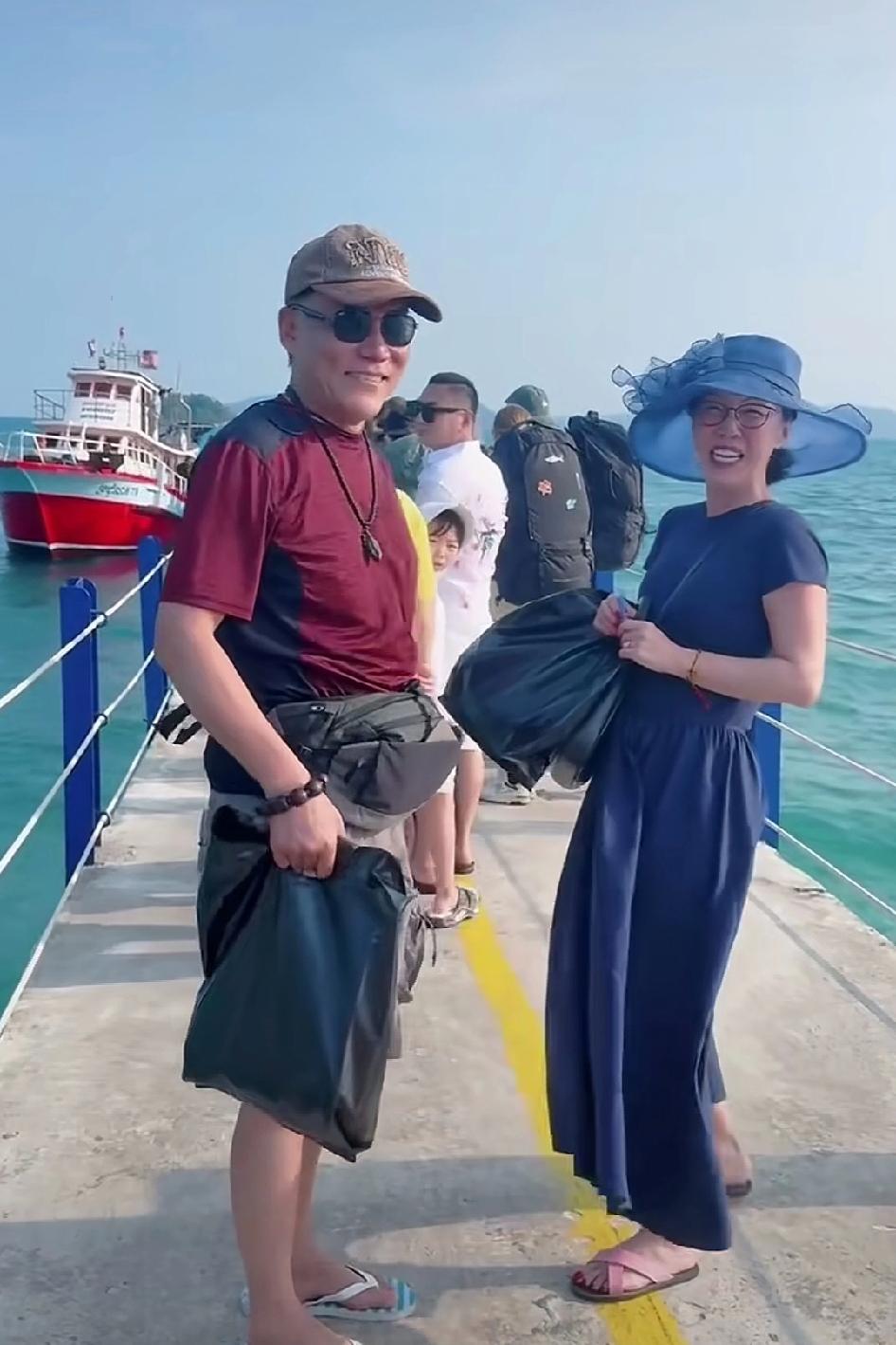 李国庆带老婆柬埔寨下海，人生赢家，钱和初恋都有了，人生无憾！糟心的都让俞渝抗了