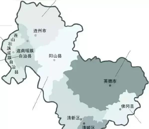 广东省面积为17.98万平方公里，清远面积为1.9万平方公里，是广东省管辖面积最