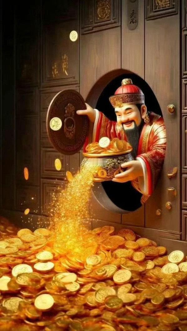 财运亨通，今天赚的盆满钵满。